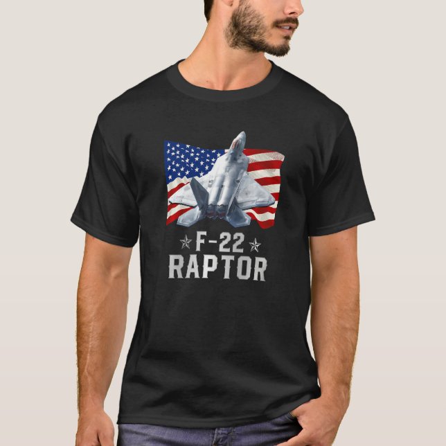 F 22 Raptor   T Shirt (Framsida)