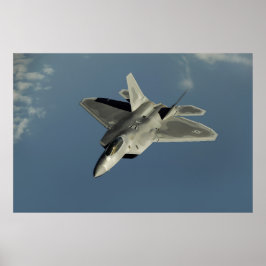F-22 Raptorbekämpning Jet Poster