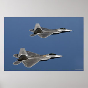 F-22 Raptorflygning Poster