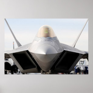 F-22 Raptorflygplan Poster