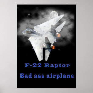 F-22 Raptorkonstruktioner Poster