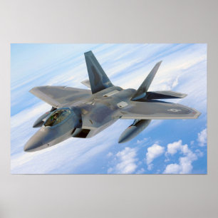 F-22 Raptorluftfartyg Poster