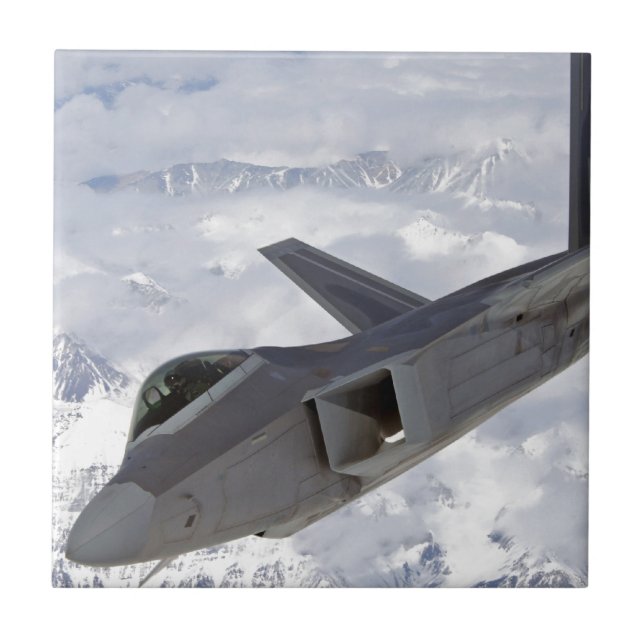 F-22 Rovfågel-Elmendorf AFB Kakelplatta (Framsidan)