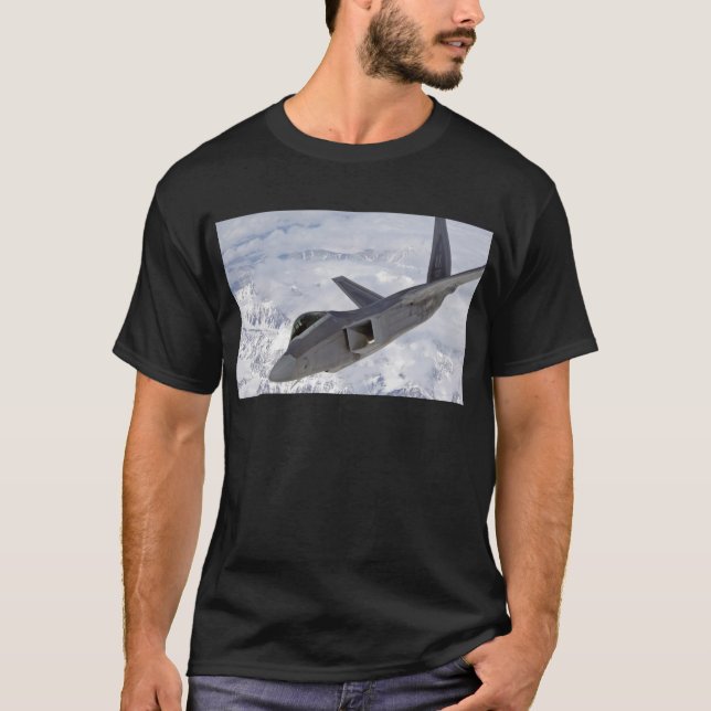F-22 Rovfågel-Elmendorf AFB Tee Shirt (Framsida)