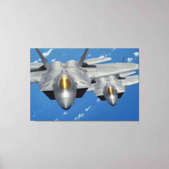 F-22A RAPTOR 32x48 Canvastryck (Framsida)