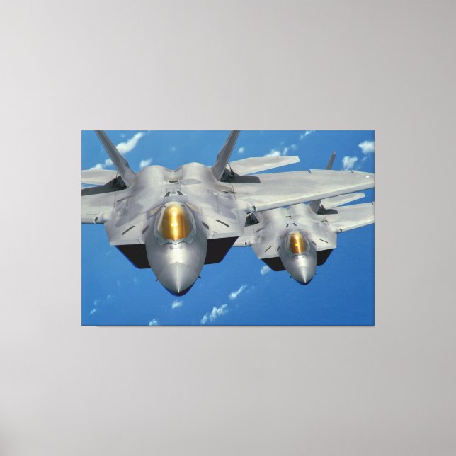 F-22A RAPTOR 40 x 60 Canvastryck (Framsida)
