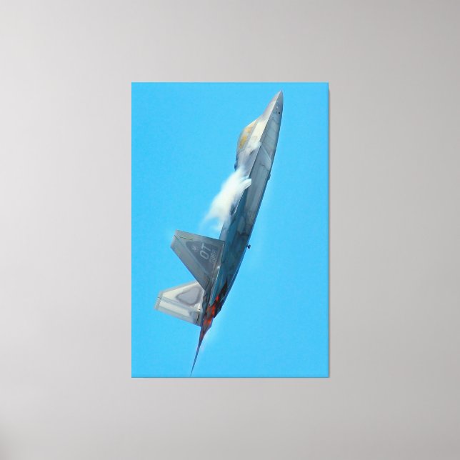 F-22A RAPTOR 40x60 Canvastryck (Framsida)