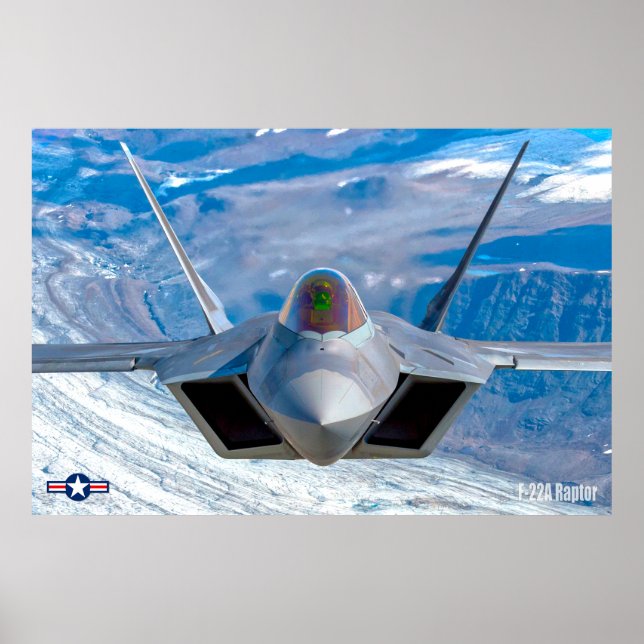 F-22A RAPTOR POSTER (Framsidan)