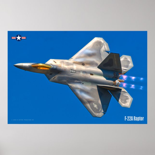 F-22A RAPTOR POSTER (Framsidan)