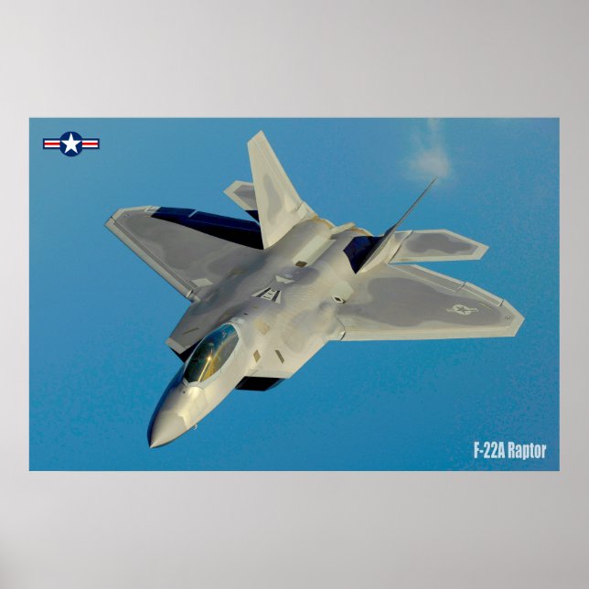 F-22A RAPTOR POSTER (Framsidan)