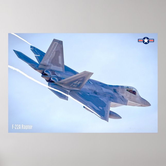 F-22A RAPTOR POSTER (Framsidan)