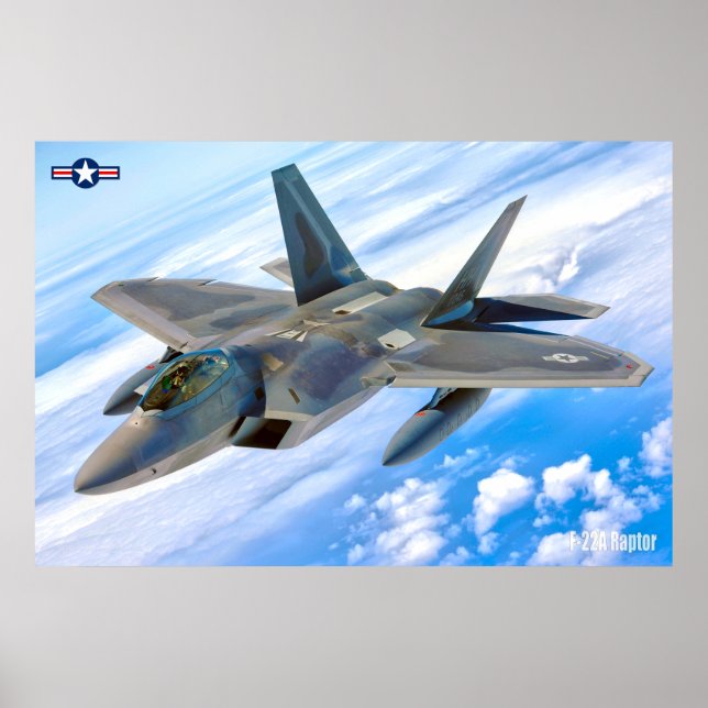 F-22A RAPTOR POSTER (Framsidan)
