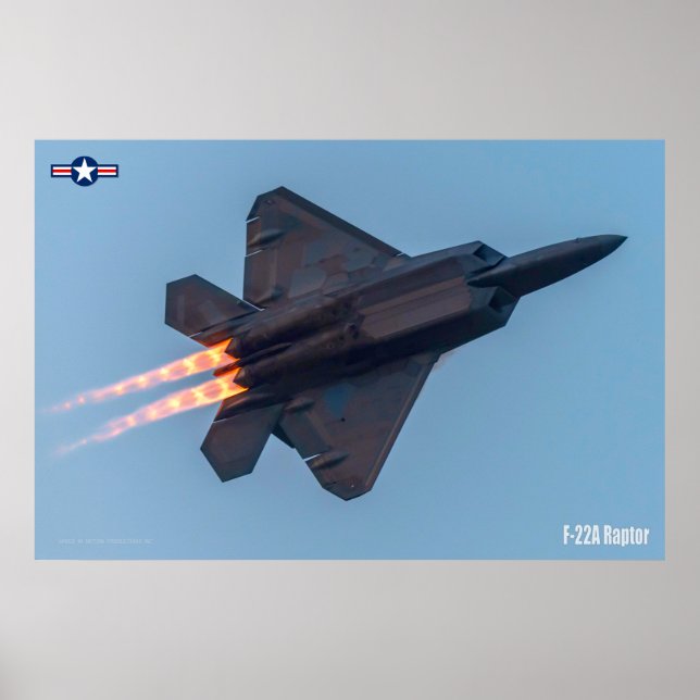 F-22A RAPTOR POSTER (Framsidan)