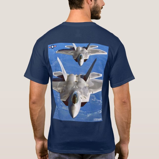 F-22A RAPTOR T SHIRT (Baksida)