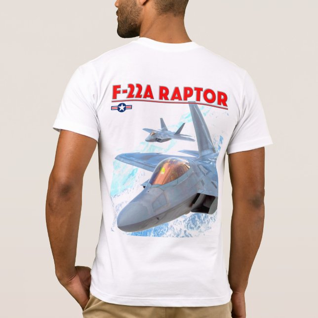 F-22A RAPTOR T SHIRT (Baksida)