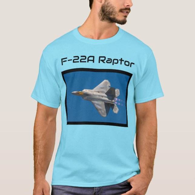 F-22A Raptor T Shirt (Framsida)