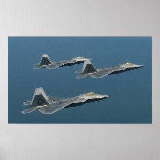 F-22A Raptorflygplan Poster
