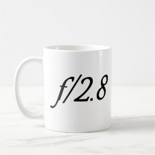 f/2,8 kaffemugg