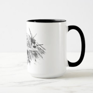 F-35 Blixt II 15 oz Ringer Mugg