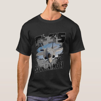 F-35 Blixt II 5:e Generation Stealth Fighter T Shirt