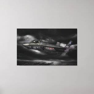 F-35 Blixt II Canvastryck