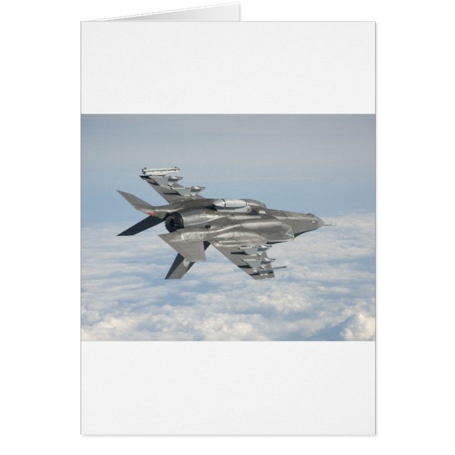 F-35 Blixt II Hälsningskort (Framsidan)