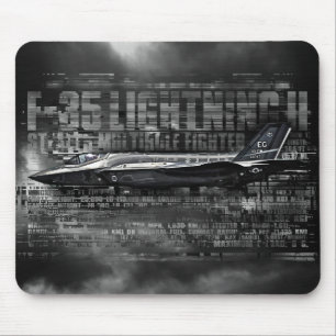 F-35 blixt II Mousepad Musmatta