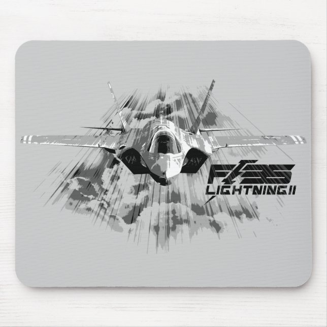 F-35 Blixt II Mousepad Musmatta (Framsidan)