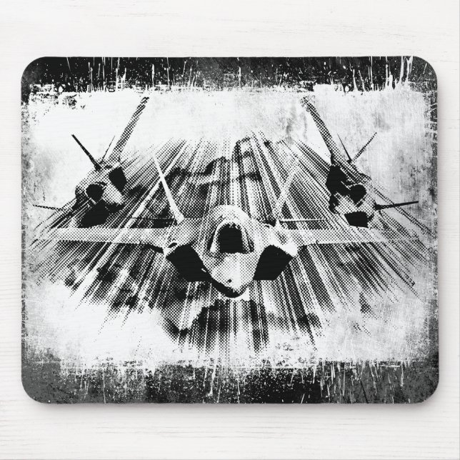 F-35 blixt II Mousepad Musmatta (Framsidan)