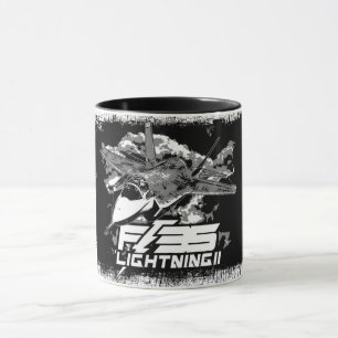 F-35 Blixt II Mugg