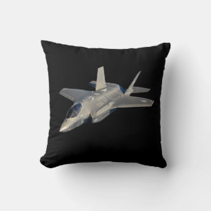 F-35 Blixt II Panther Jet Fighter Kudde