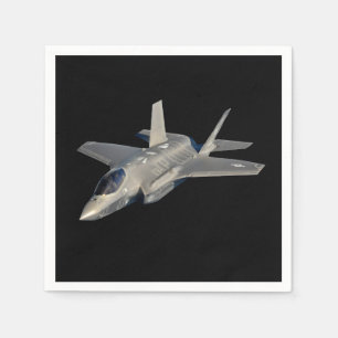 F-35 Blixt II Panther Jet Fighter Pappersservett