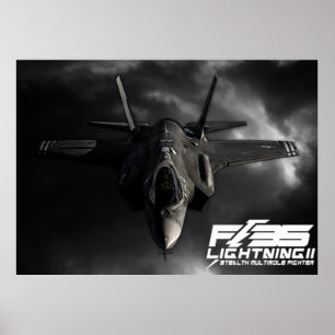 F-35 Blixt II Poster