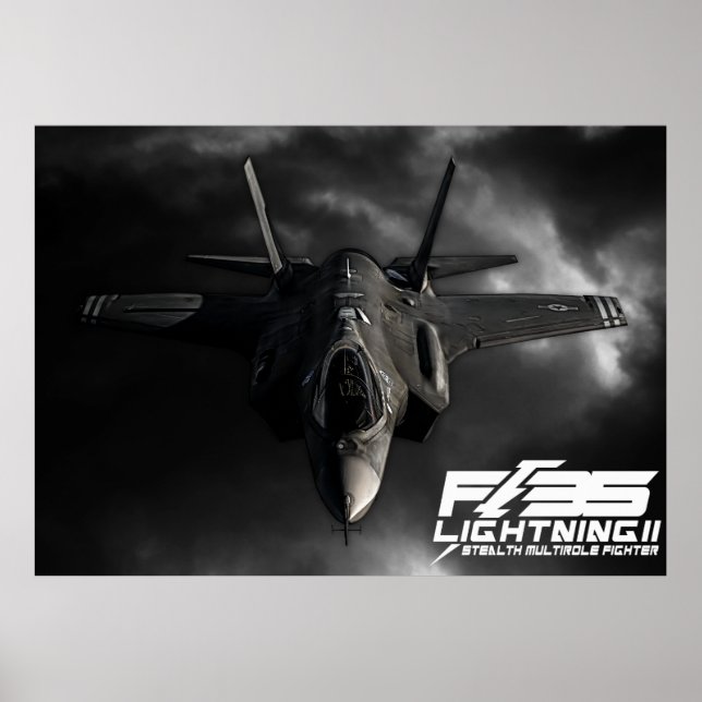 F-35 Blixt II Poster (Framsidan)