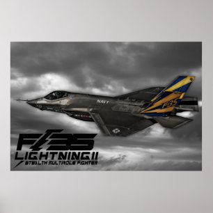 F-35 Blixt II Poster