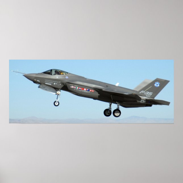 F-35 Blixt II Poster (Framsidan)