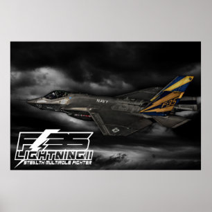 F-35 blixt II Poster