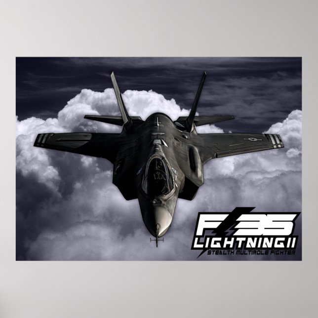 F-35 Blixt II Poster (Framsidan)