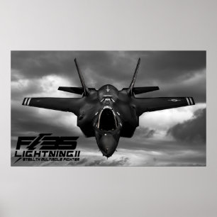 F-35 Blixt II Poster