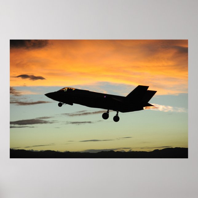 F-35 Blixt II Poster (Framsidan)