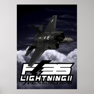 F-35 Blixt II Poster