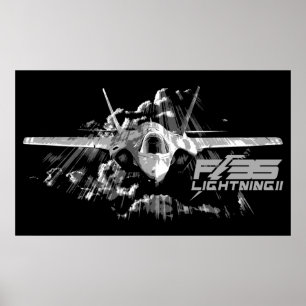 F-35 Blixt II Skriv ut Poster