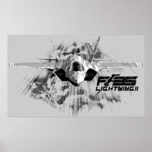 F-35 Blixt II Skriv ut Poster