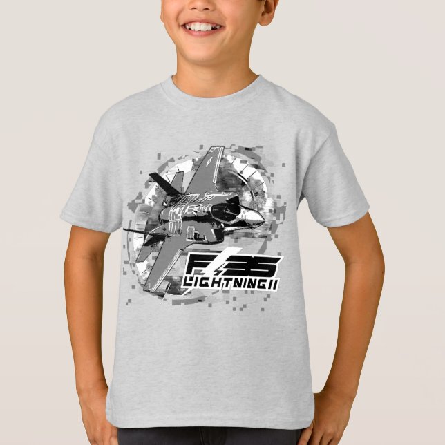 F-35 Blixt II T Shirt (Framsida)