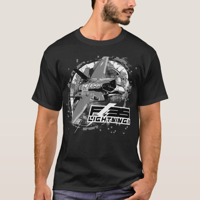 F-35 Blixt II T Shirt (Framsida)