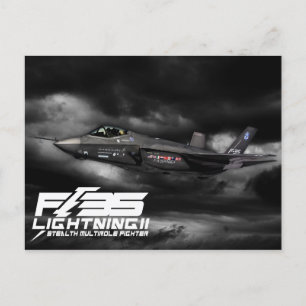 F-35 Blixt II Vykort