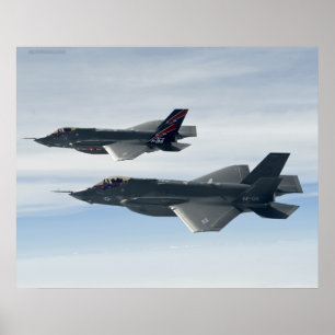 F-35 Blixt Poster