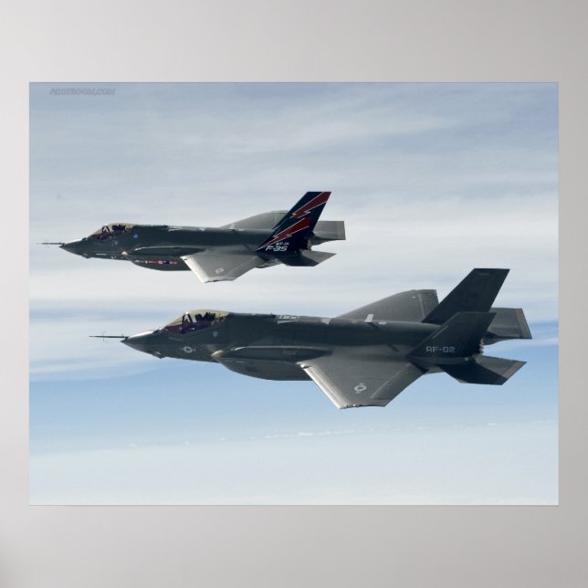F-35 Blixt Poster (Framsidan)
