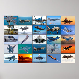 F-35 BLIXTER II "MONTAGE" POSTER