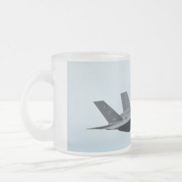 F-35 Fighter Jet med P-51 Mustang Frostad Glasmugg